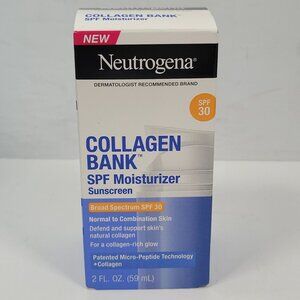 Neutrogena Collagen Bank SPF Moisturizer Sunscreen SPF30 2 Fl Oz NIB